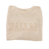 Collegiate Embroidered Corded Sweatshirt - Sprinkled With Pink #bachelorette #custom #gifts