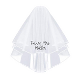 Custom Future Mrs. Script Veil