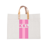 Striped Monogram Weekender