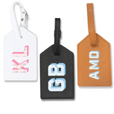 Printed Monogram Luggage Tag